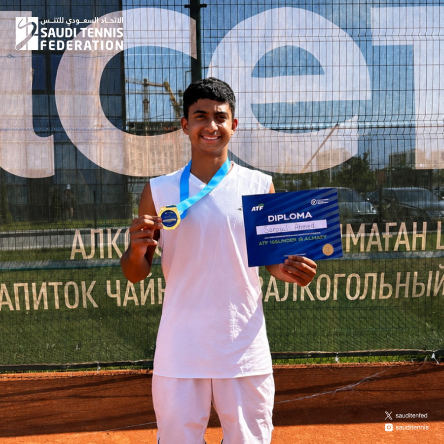 Ahmad Sarouji and Salwa Alireza Claim International Tennis Titles